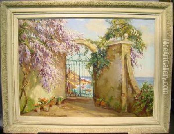 View From Capri Oil Painting - Constantin Alexandr. Westchiloff