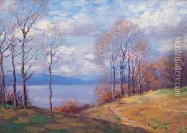 Palisades On The Hudson Oil Painting - Will Hutchins