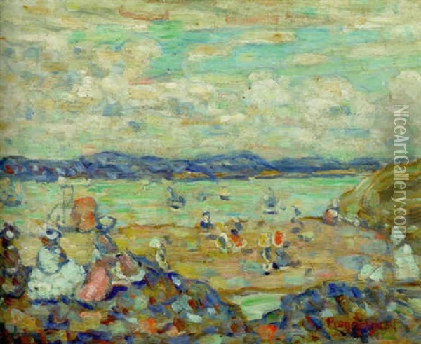 St. Malo Oil Painting - Maurice Prendergast