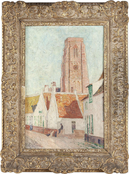 La Tour Lisseweghe Oil Painting - Emile Claus