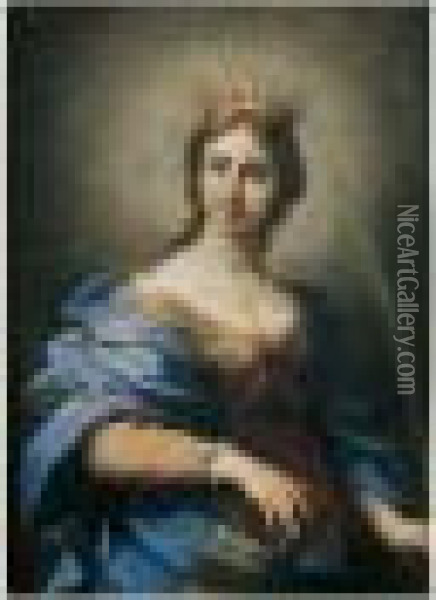 Sainte Catherine D'alexandrie Oil Painting - Francesco Furini