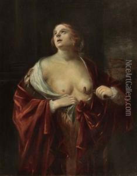 Cleopatra Oil Painting - Simone Pignone
