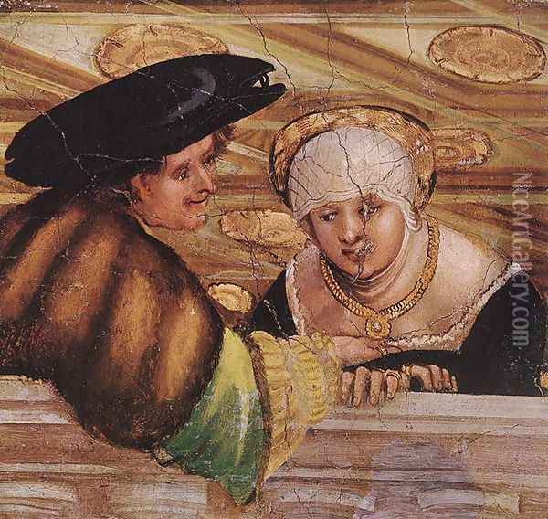 Lovers 1530 Oil Painting - Albrecht Altdorfer