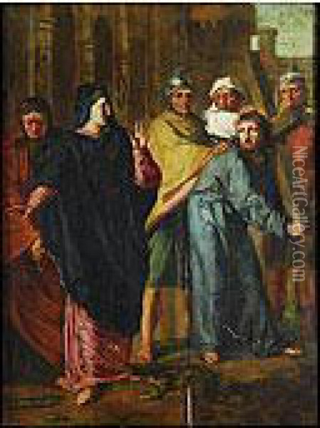 Cristo Camino Delcalvario Oil Painting - Francois Le Jeune Jouvenet