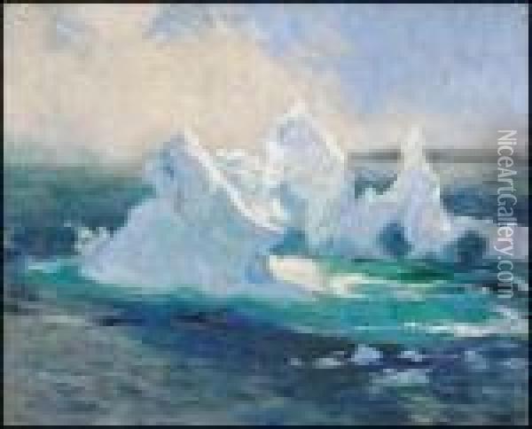 The Iceberg Oil Painting - Maurice Galbraith Cullen