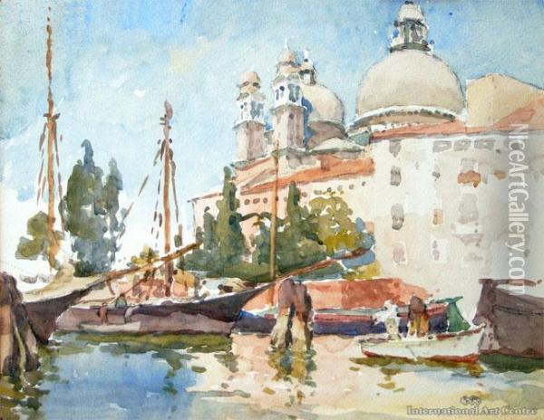 Venice Oil Painting - Alfred Ernest Baxter