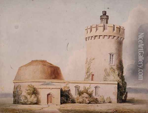 William Wests Observatory, Clifton Oil Painting - Samuel Griffiths Tovey