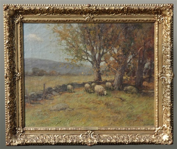 Pasture Lands Oil Painting - Charles Paul Gruppe