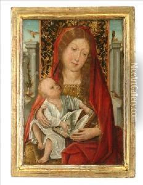Madonna Andchild Oil Painting - Rogier van der Weyden