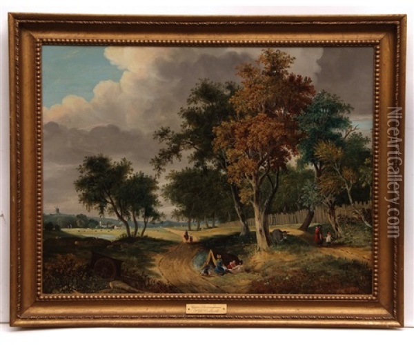 Upper Sheringham Oil Painting - Samuel David Colkett