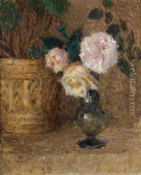 Bouquet De Fleurs Oil Painting - Ernest Laurent