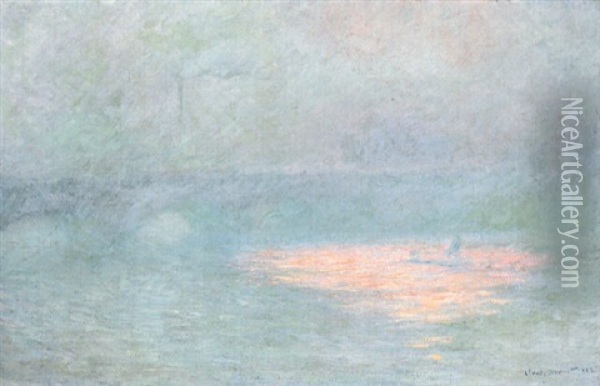 Waterloo Bridge Oil Painting - Claude Monet