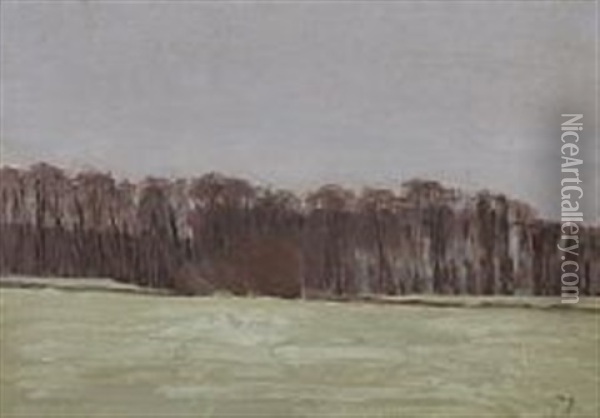 Thorvald Jacobsens Skov I Rutsker Krak Oil Painting - Claus Johansen