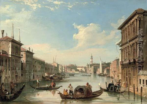 The Grand Canal, Venice Oil Painting - Edward Pritchett