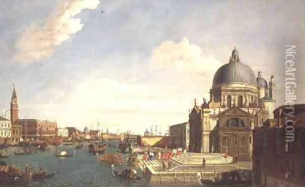 The Grand Canal and San Geremia Venice Oil Painting - William James