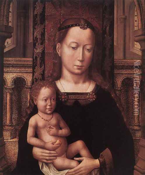 Virgin and Child 1475-1500 Oil Painting - Flemish Unknown Masters