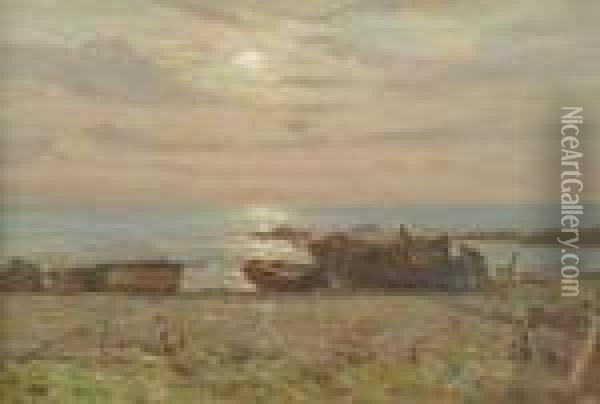 Sundown Oil Painting - John Patrick Downie