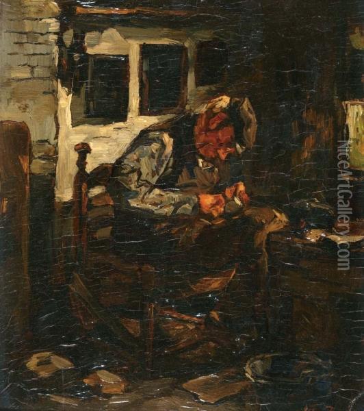 De Schoenmaker Oil Painting - Willem de Zwart