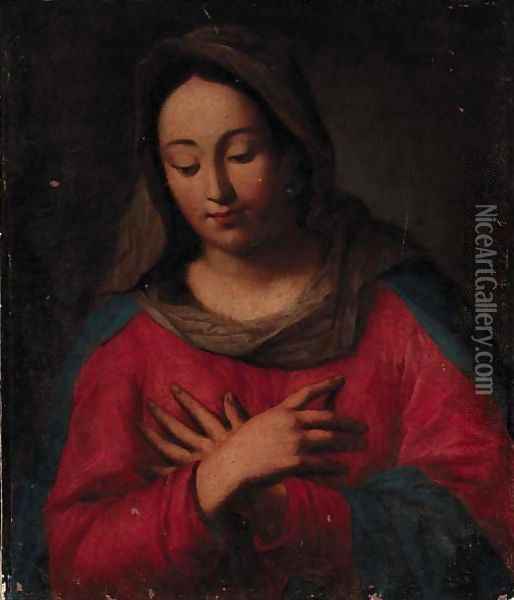 The Madonna Oil Painting - Italian School