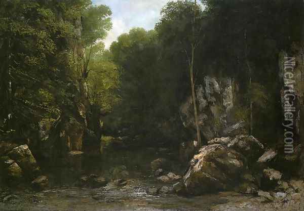 Solitude Oil Painting - Gustave Courbet