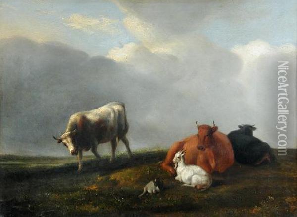 The Younger Oil Painting - Hermanus Jr. Koekkoek