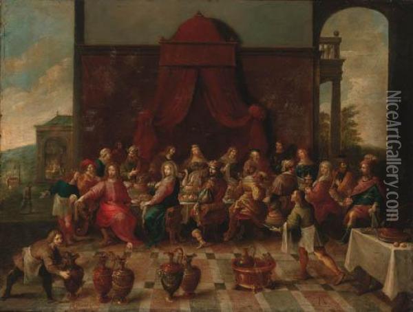 The Marriage Feast At Cana Oil Painting - Frans II Francken