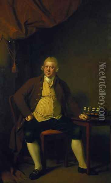 Sir Richard Arkwright, 1789-90 Oil Painting - Josepf Wright Of Derby