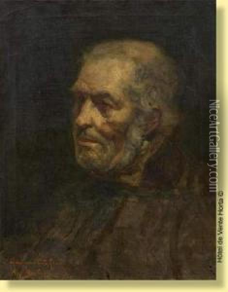 Portrait D'homme Oil Painting - Hippolyte Boulenger