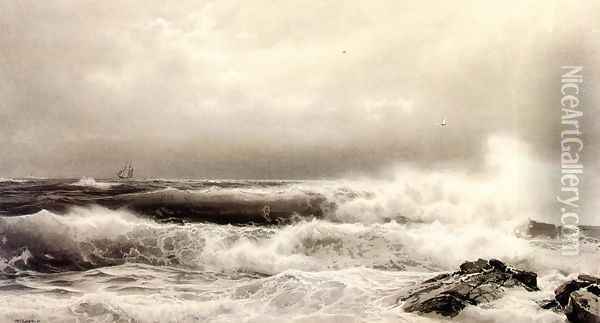 A Storm Oil Painting - William Trost Richards