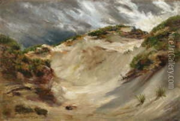 Dunenlandschaft (dune Auf Rugen) Oil Painting - Walter Leistikow