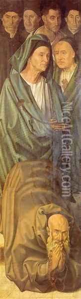 Altarpiece of Saint Vincent (the panel of the Fishermen) 1460s Oil Painting - Nuno Goncalves