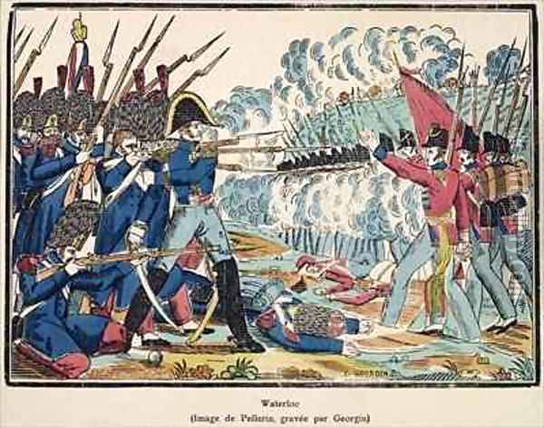 The Battle of Waterloo Oil Painting - Francois Georgin