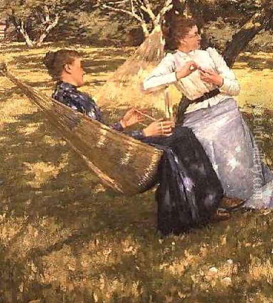 In the Orchard 1893 Oil Painting - Henry Herbert La Thangue