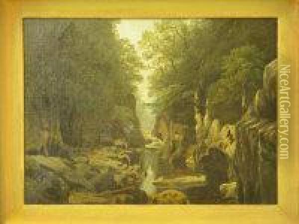 Fairy Glen Oil Painting - William P. Cartwright