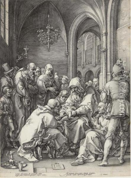 The Circumcision Oil Painting - Hendrick Goltzius