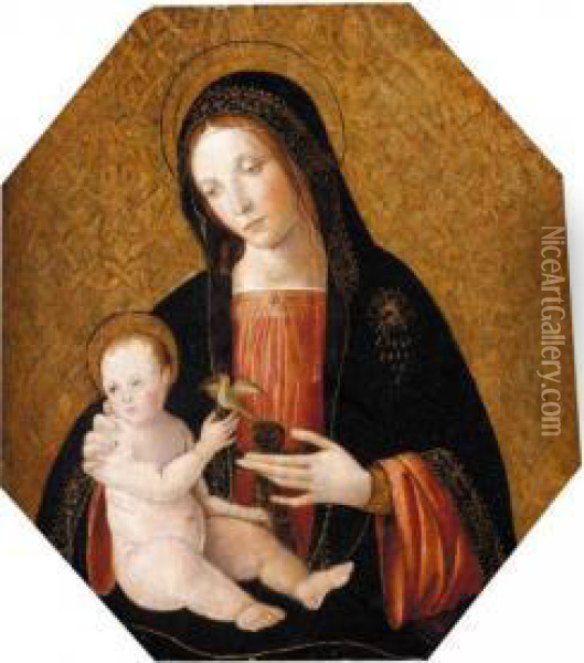 The Madonna And Child Oil Painting - Bernardo Pintoricchio