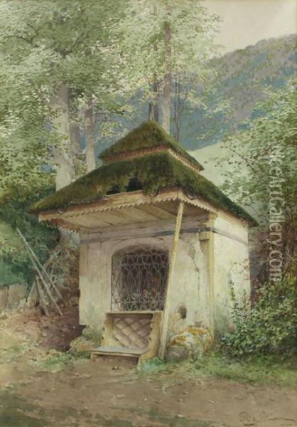 Waldkapelle' Oil Painting - Richard Moser