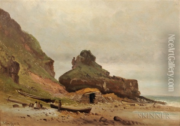 The Northern Coast Of Ireland Oil Painting - Charles Henry Gifford