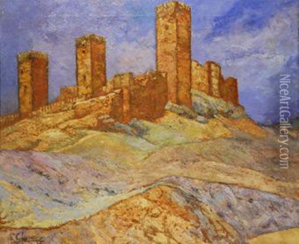 Castillo De Molina Oil Painting - Carlos Lezcano