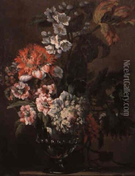 Blumenstilleben Oil Painting - Pieter Casteels III