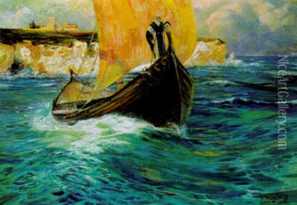 Der Ewige Jude Agasverni Oil Painting - Giulio Angelo Liberali