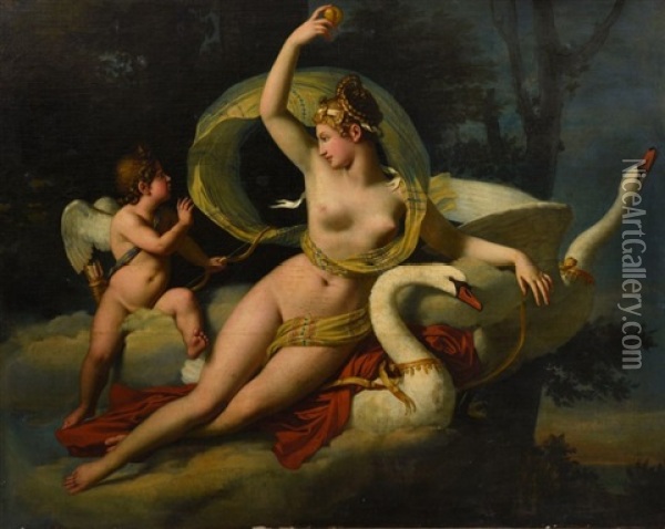 Venus Et Cupidon Oil Painting - Francois Pascal Simon Gerard