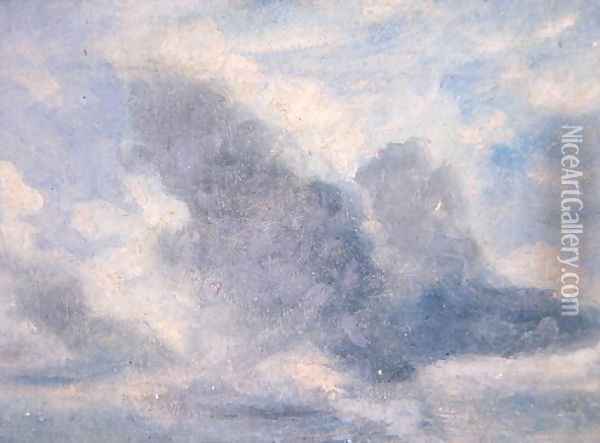 Sky Study, c.1822 Oil Painting - Lionel Constable