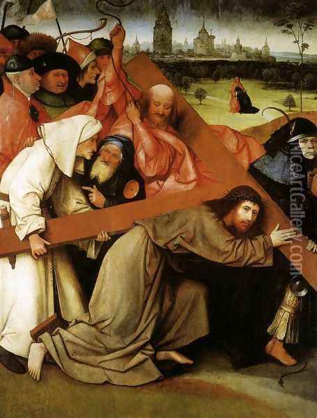 Christ Carrying the Cross Oil Painting - Hieronymous Bosch