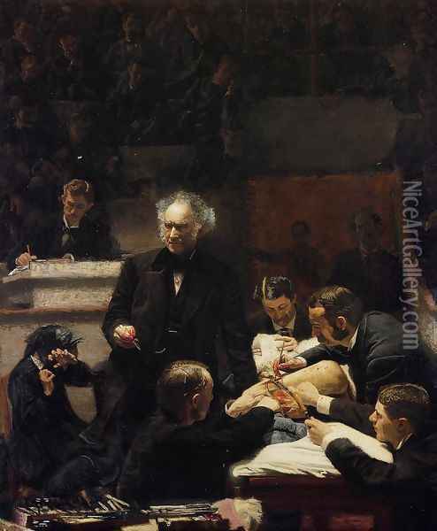 The Gross Clinic, 1875 Oil Painting - Thomas Cowperthwait Eakins
