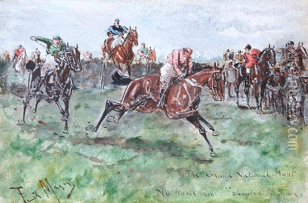 The Grand National Hunt Oil Painting - George Finch Mason