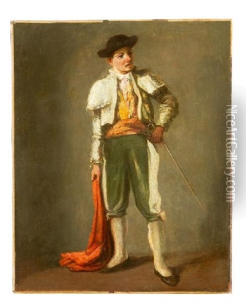 Portrait Of A Young Torero Oil Painting - Francisco Goya