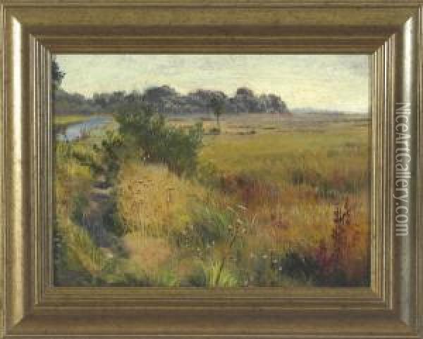 Weite Landschaft Oil Painting - Ludwig Correggio