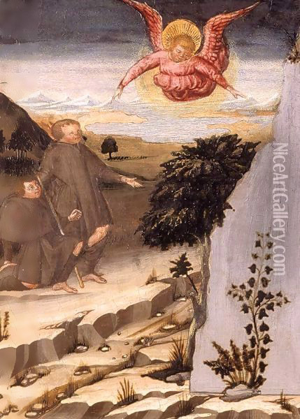 Nativity (detail) Oil Painting - Bicci Di Neri
