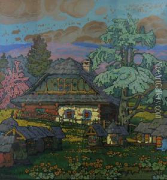 May Oil Painting - Bohumir Jaronek